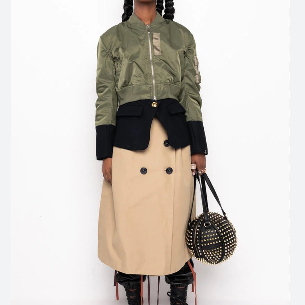 Stylish Olive Green and Navy Kelly and Obi New York size S